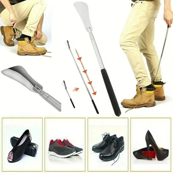 Extra Long Stainless Steel Shoe Horn