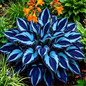 390+ Rare Hosta Seeds for Planting Perennial Heart-Shaped Hosta Bare Roots – Rich Foliage, Heart Shaped Leaves, Outdoor Garden Attract Pollinators Bonsai Decoration
