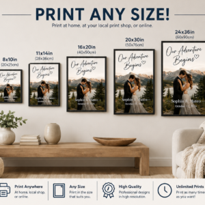 Custom Digital Poster Design | Personalized Print-Ready PDF